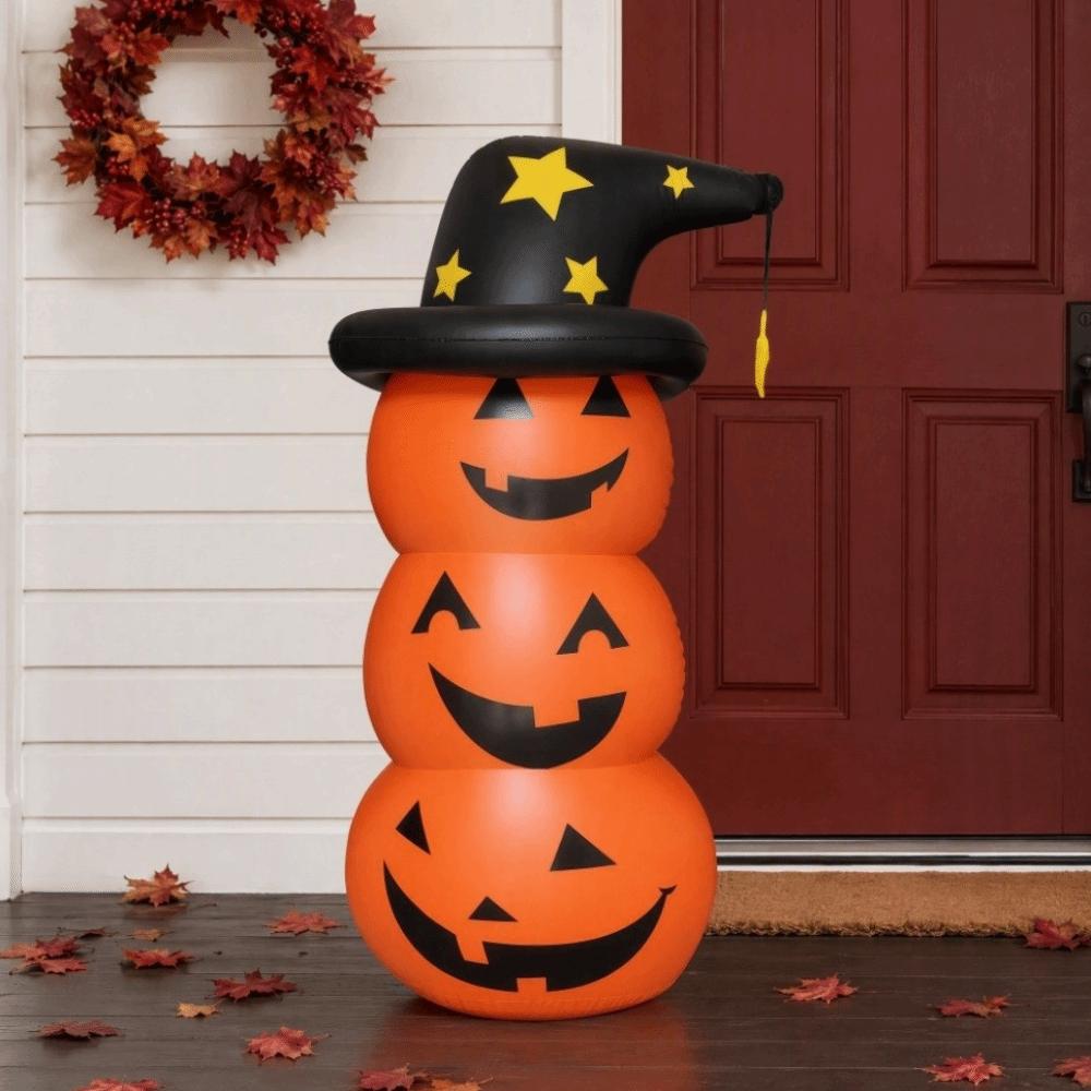 Big Size Ornament Halloween Pumpkin Inflatable Tumbler Convenient Halloween Balloons Halloween
