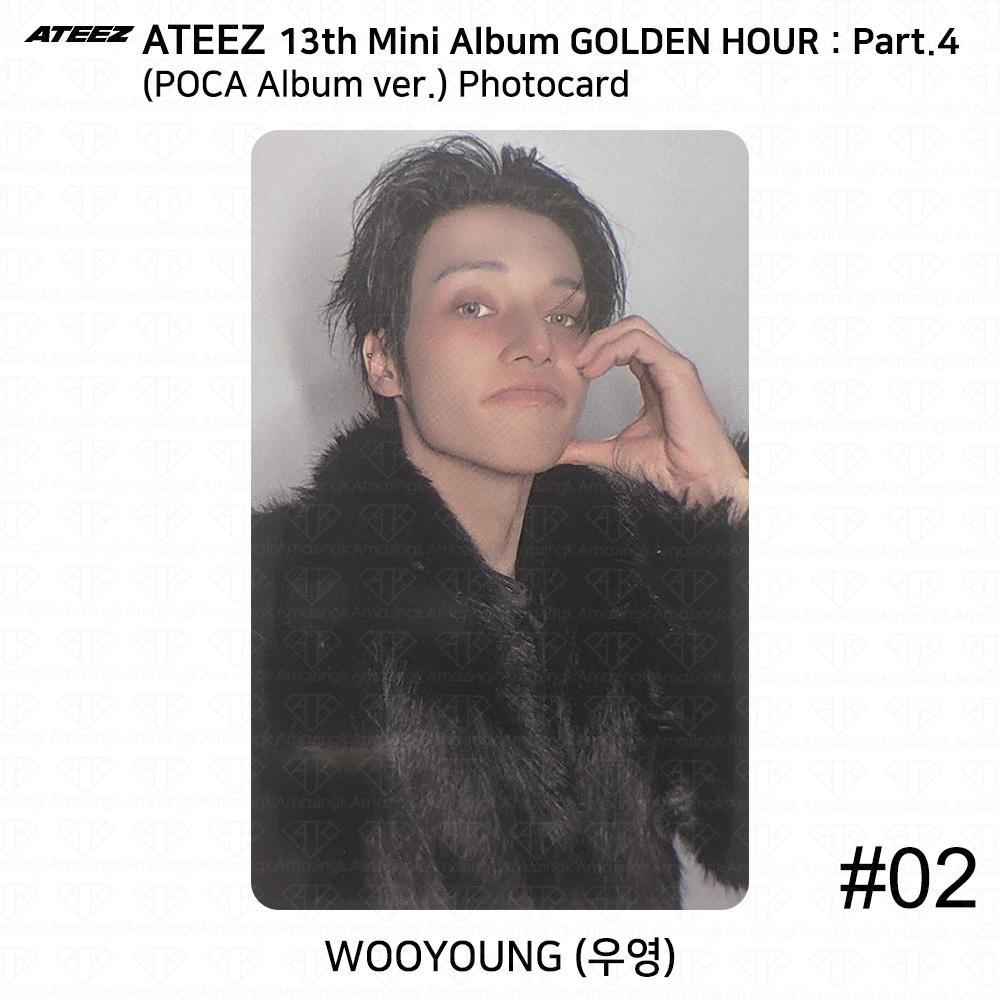 ATEEZ 13-й мини-альбом Golden Hour Часть 4 POCA Альбом версия. Фотокарта