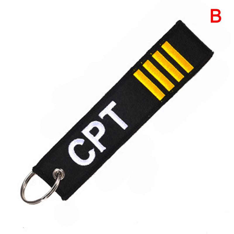 Брелок ювелирные изделия вышивка второй пилот брелок для авиации подарки багажная бирка