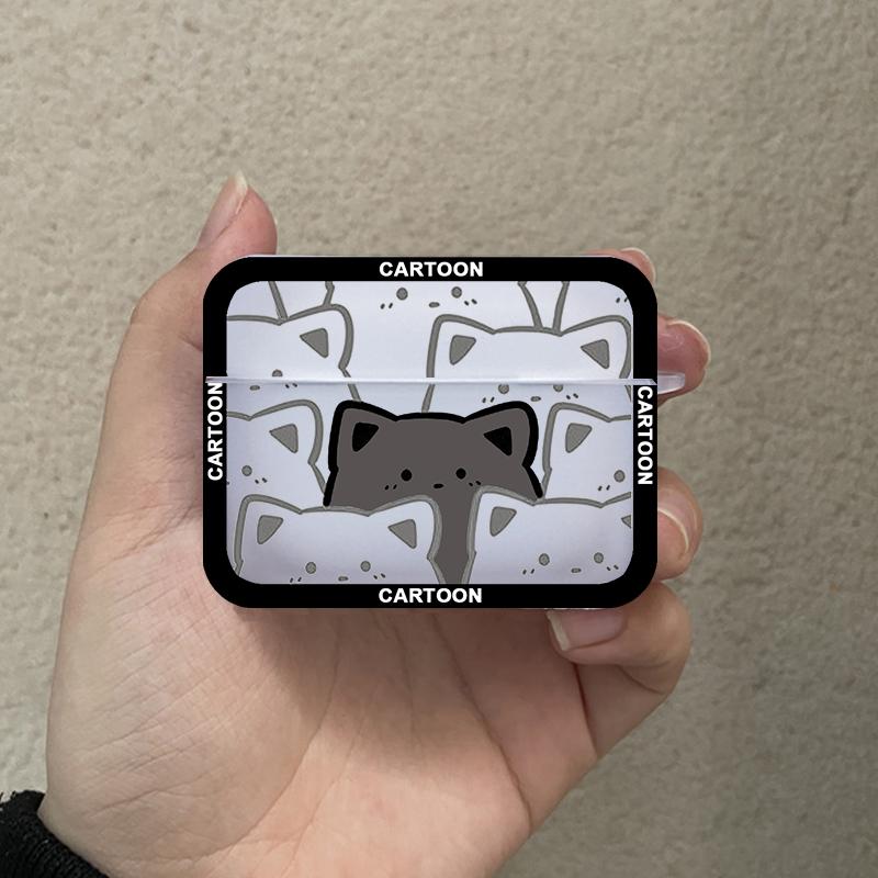 Cute Cartoon Cat Couple Earphone Case for Airpods 4th 3rd 2 Pro 3 Shockproof Cover for Airpod 2 3 1 Protective Accessorie Shell