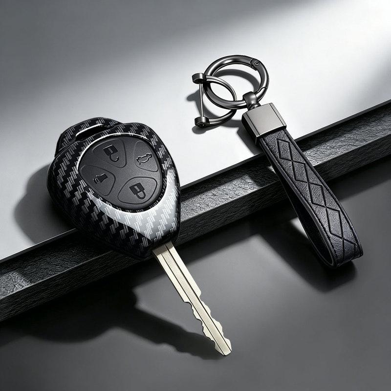 For Toyota Corolla VIOS Camry Yaris RAV4 HiLux Cruiser Fortuner 2/3/4Buttons Auto Key Shell Fob Holder Bag Car Key Case Cover