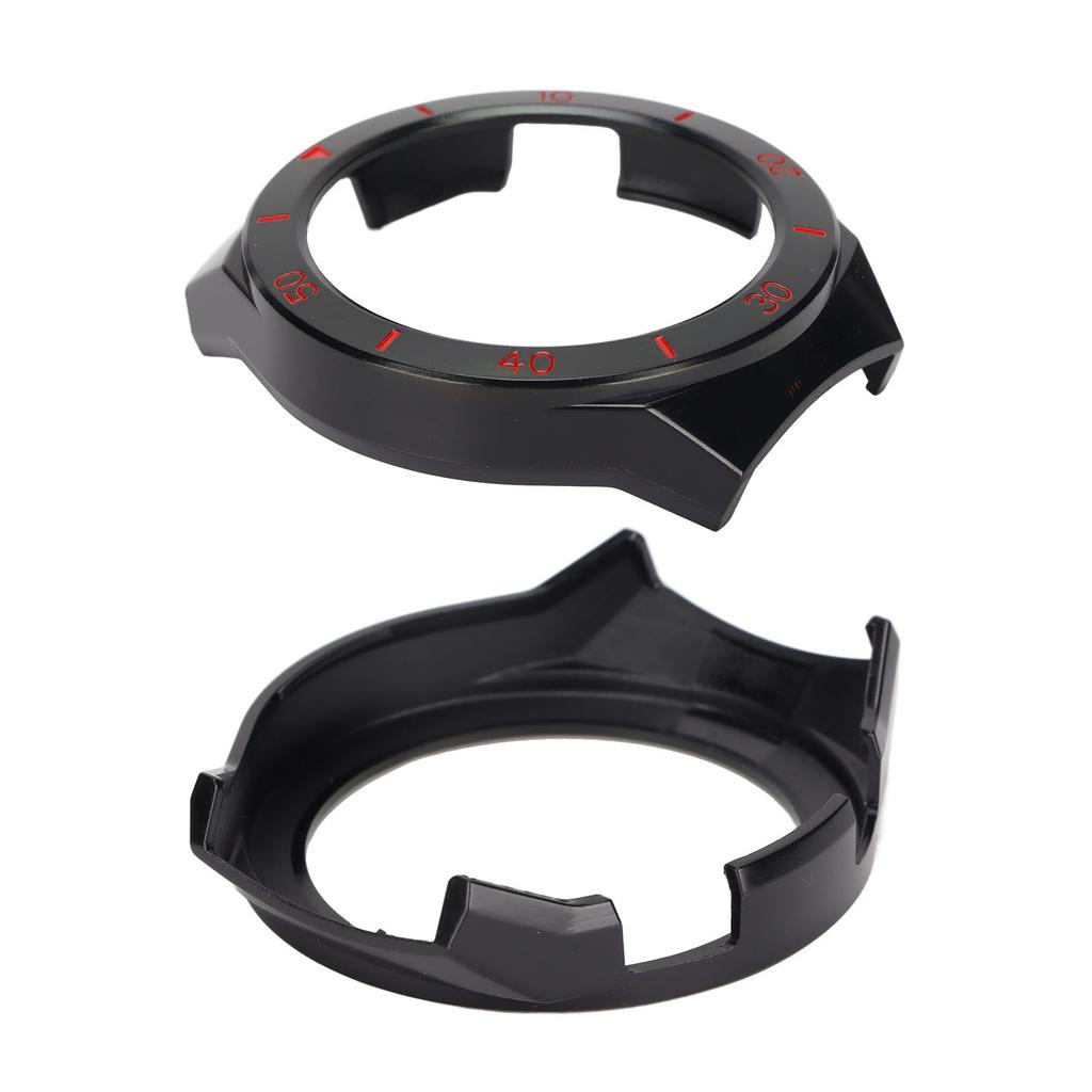 Protective Case for Huawei Watch GT 2E Watch Wristband Screen Protector Shell Bumper Frame(Black