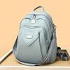 Soft Leather Backpack Women's Large Capacity Backpack Multifunction Shoulder Bag