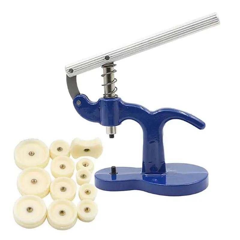 Набор инструментов для запрессовки задней крышки часов Нейлон Предотвращающие скольжение установочные матрицы Нейлоновый инструмент для закрытия корпуса часов Набор инструментов для ремонта часов для часовщика 12 шт.