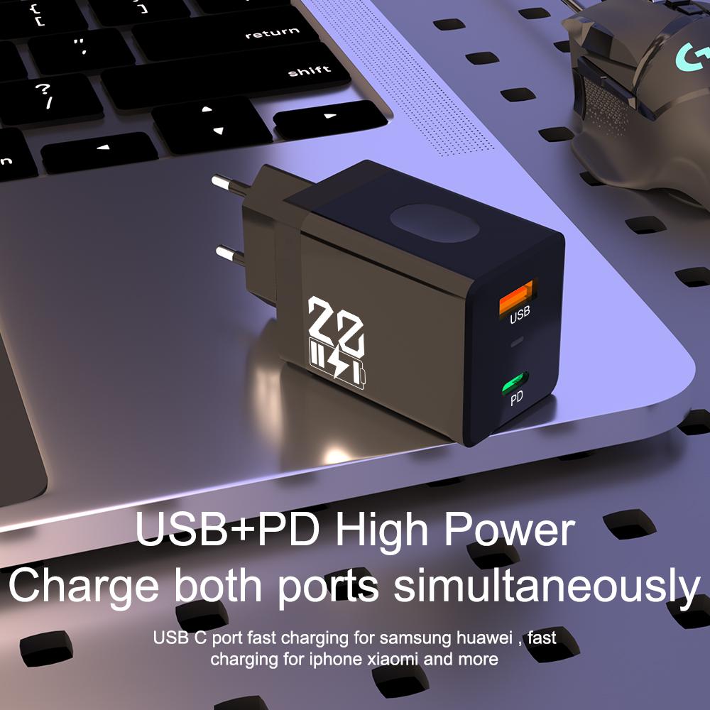 2.4A USB зарядное устройство Quick Charge 3.0 QC3.0 PD Type C быстрая зарядка телефона зарядное устройство адаптер для iPhone 15 Pro 14 Samsung Xiaomi POCO