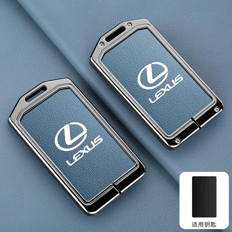 DMTZ1 2025 Zinc Alloy Leather Car Remote Card NFC Key Case Fob Cover For Lexus F Sport ES LM GS IS NX RX LX LS RX300 Styling Accessory