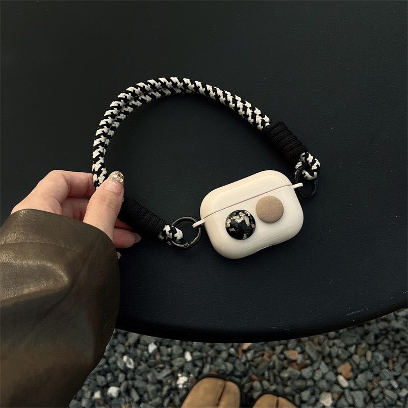 Нишевый Премиум Камень Чехол для Bluetooth-гарнитуры Защитный Чехол Airpods Pro Женский Ремешок Airpods 1 /2/3