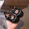 Elegant Baby Shoes Spring Autumn Sweet Kids Girls Leather Shoes Fashion Versatile Children Princess Causal Walking Flat Shoes