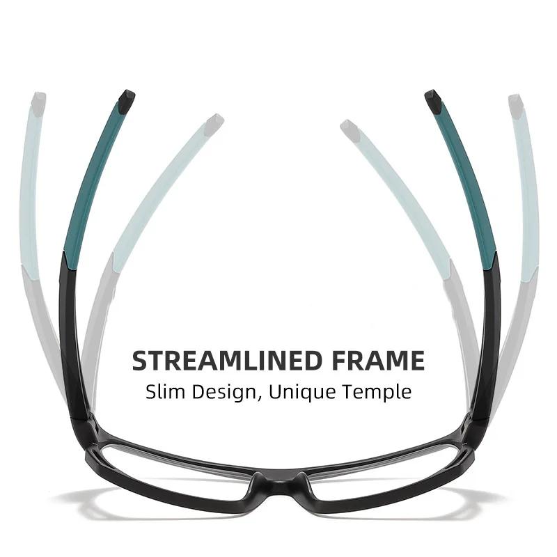 Sports Photochromic Multifocal Reading Glasses Blue Light Protection Glasses for Far and Near Distances HD Presbyopia Glasses