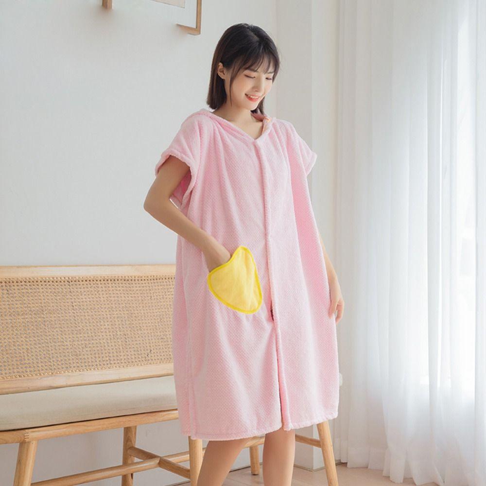 Bathroom Quick-Drying Absorbent Wearable Pineapple Bath Towel Bathrobe Beach Cloth Sauna Towels