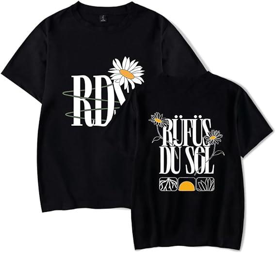 Футболка Rufus Du Sol RDS Мерч для мужчин и женщин Повседневные фанатские футболки Топы с коротким рукавом