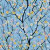 Outdoor Dekostoffe Oxford - Motiv Frühling I Dx7238