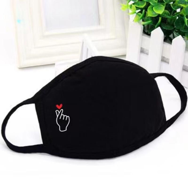 1 шт. Унисекс с принтом прекрасные многоразовые хлопковые маски для рта и лица крышка рта