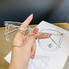Очки для близорукости с прозрачными линзами унисекс, модные модные очки Munis Diopter для женщин и мужчин, квадратные очки для близорукости0 -1,0-4,0