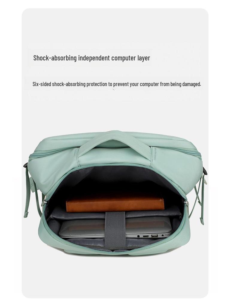 Универсальный расширяемый рюкзак: Вместительный, модный, идеально подходит для поездок на работу или в командировки