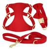 Small Dog Collar Harness Leash Set Cute Dog Collars With Bowknot Adjustable Pet Harnesses Vest for Small Medium Dogs Chihuahua