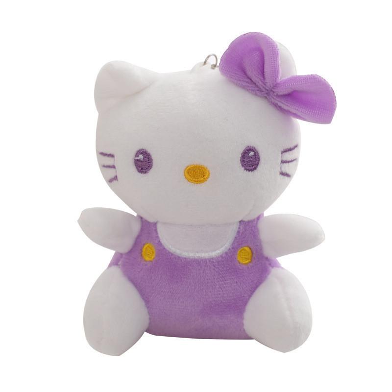Очаровательный плюшевый брелок в виде кошечки Китти, милая мультяшная игрушка в виде животного, подвеска для сумки