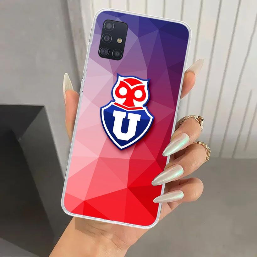 De Chile U-University Logo Phone Case for Samsung Galaxy A52 A32 A22 A12 A02S A50S A30S A10S Note 20 Ultra 10 Plus S10 A31 A20 A