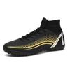 Men's Soccer Shoes FG/FG Non-Slip Turf Soccer Cleats Personalized Design Train Shoe High Top Sneakers Light Football Boots 35-47