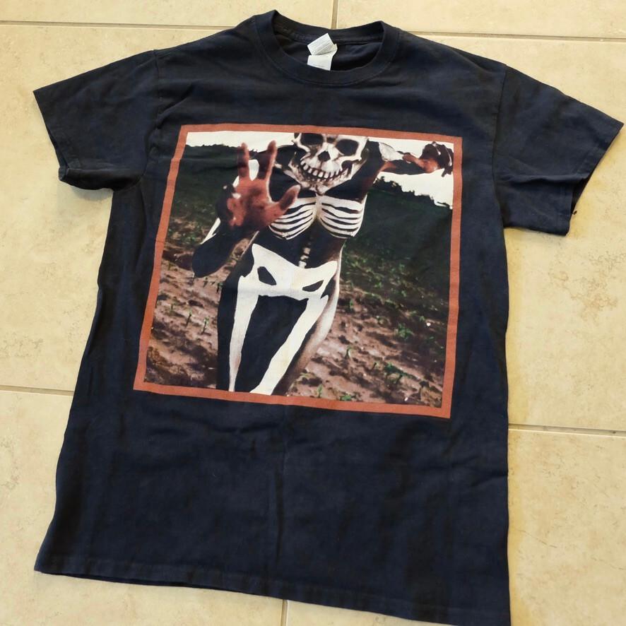 Slipknot – Skeleton & Goat Tarot – Black Shirt – Size Small Unisex T-Shirt