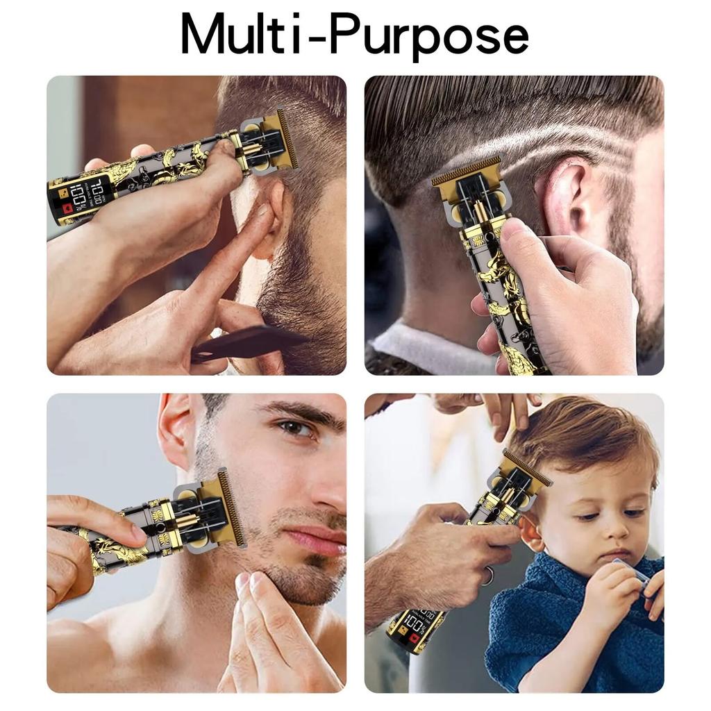 Электрическая машинка для стрижки волос Профессиональная беспроводная машинка для стрижки волос с USB Профессиональный триммер для бороды Набор для стрижки волос Машина для стрижки волос