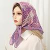 Fashion 70X70Cm Women'S Scarf Silk Paisley Print Scarf Square Shawl Decorative Headband Neck Luxury Design Bandana