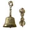 HAMILO Tibetan Bell Vajra Amulet, Purifying, Healing, Esoteric Buddhist Tool, 2-Piece Set