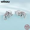 Chameleon Earrings For Women Vintage 925 Sterling Silver Delicate Animal Mini Stud Earrings Anniversary Party Jewelry Gift
