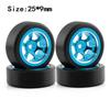 YSIDO 25mm Drift Wheels Tires For Wltoys 1/28 k969 k979 k989 k999 P929 P939 iw04m iw02 rm02 rm03 dgawd MINI-Q KYOSHO RC Car