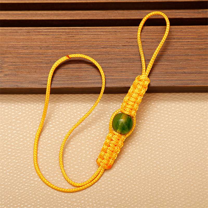 Lid Handle Clay Pot Green Bead Tied Pot Lid Rope with Hand-woven Teapot 20 Pieces Rope Purple Rope Accessories Anti-fall Protection