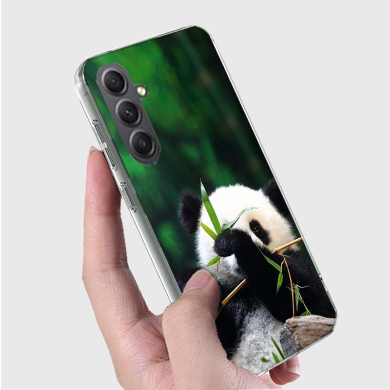 Panda Baby, Giant Panda Family Phone Case for Samsung A16 A26 A36 A56 A17 A37 A57 A07 A06 A02S A03 A04S A05S Galaxy Note 20 10 A