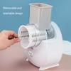 Electric Cheese Grater Detachable Electric Salad Maker Vegetable Cutter Vegetable Slicer BPA-Free Potato Scrubber Shredder
