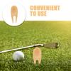 12Pcs Wooden Golf Divot Repair Tool Portable Green Maintenance Multifunctional Golf Fork Ball Marker Accessory 5