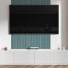 Dekoracyjny Panel Ścienny Samoprzylepny Winyl 120X60 Cm Równoległe Pionowe Pasy