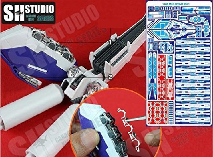 MG RE MEGA SIZE Модификация Подробности Высококачественные Металлические Детали Гандам (MG 1/100 RX-93-v2 Hi-v Ver.Ka) [Использовал]