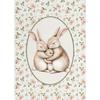 Vintage Style Easter Rabbit Posters Frameless Prints Canvas Painting Wall Art Pictures Home Room Antique Nursery Decoration