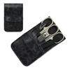 Mont Bleu 5-piece Manicure Set In Faux Leather Case