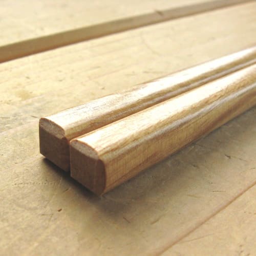 Nagao Chopsticks and Chopstick Case Set, 23cm Chestnut Chopsticks, Wooden