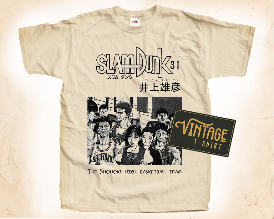 Slam Dunk V1 Vintage Tshirt Unisex Unisex Unisex Dtg Natural S5xl