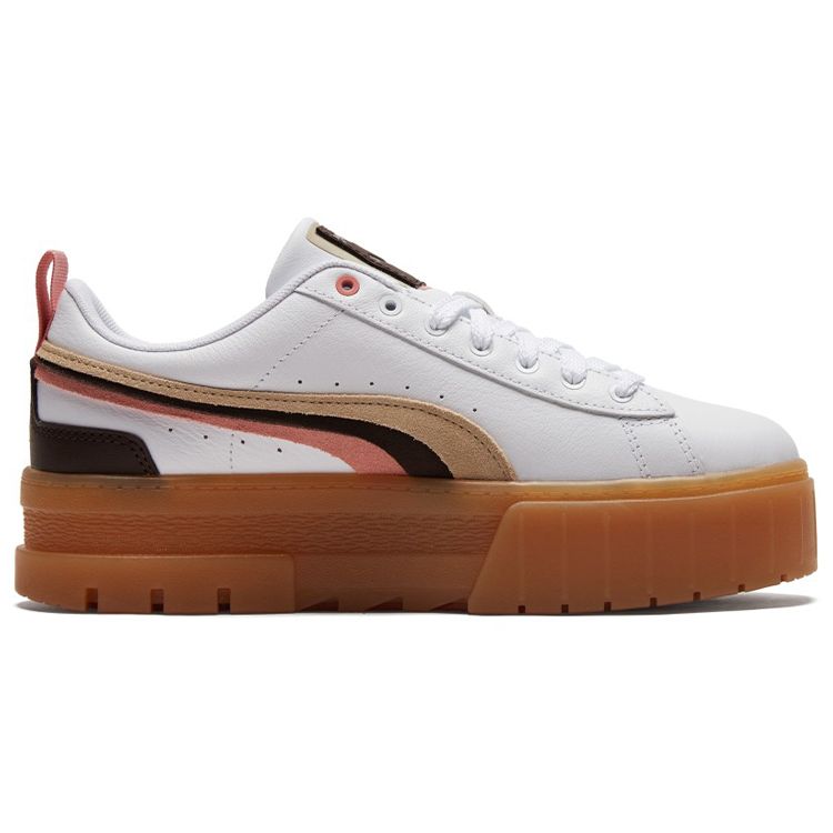 Puma Женские кеды Mayze Triplex Белый Шоколад Коричневый 384871-01