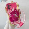 KEYSION Cute 3D Cartoon Plush Case for Samsung A53 5G A23 with Lanyard Silicone Shockproof Phone Cover for Galaxy A13 4G A53 5G