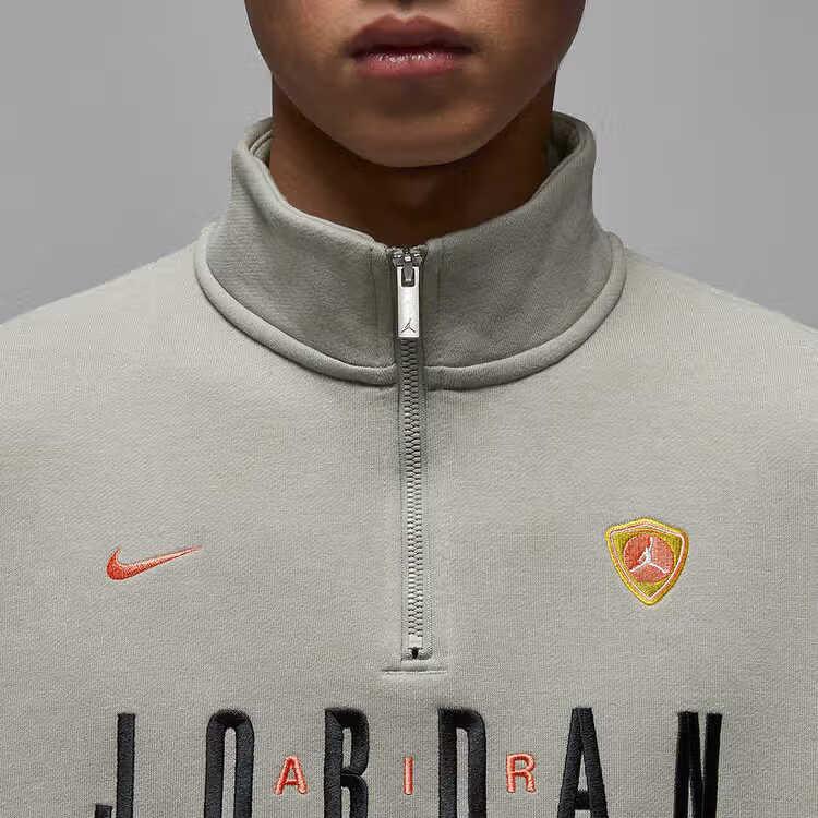 Jordan Спортивная вязаная толстовка с воротником-стойкой и длинным рукавом для мужчин sweatshirt IF1817-334
