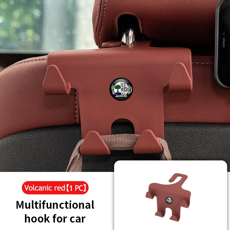 WVAVL1 Hot 2026 For Benz Multi Functional Car Seat Hook Auto Phone Holder Accessories For Mercedes Benz AMG C180 C300 W124 W176 W177 C2