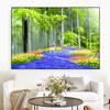 Landscape Forest Canvas Painting Nordic Deer Tree Posters and Prints Modern Wall Art Pictures Living Room Home Decor No Frame