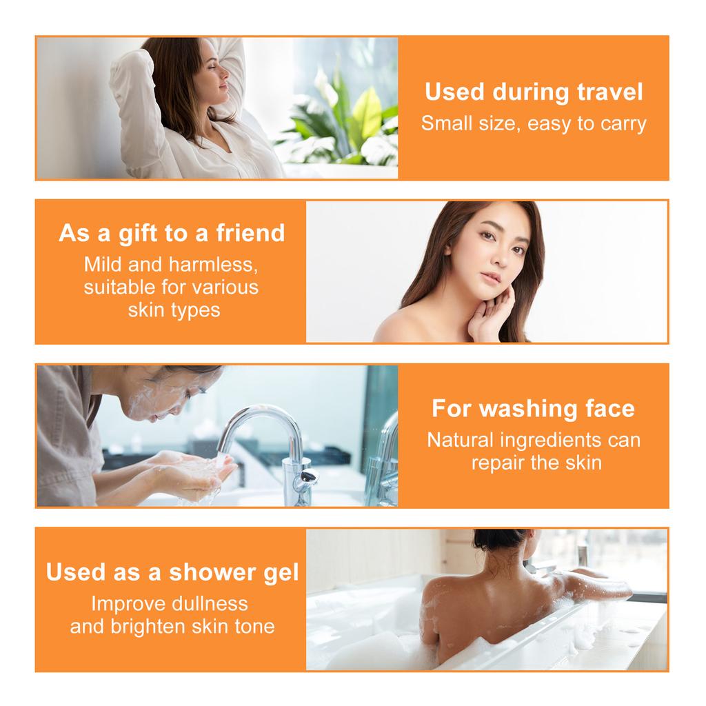 EELHOE Чистящее мыло с витамином С. Глубоко очищающее мыло. Мыло для ванны. Отбеливающее мыло. Увлажняющее чистящее средство. Избавьтесь от черных точек.