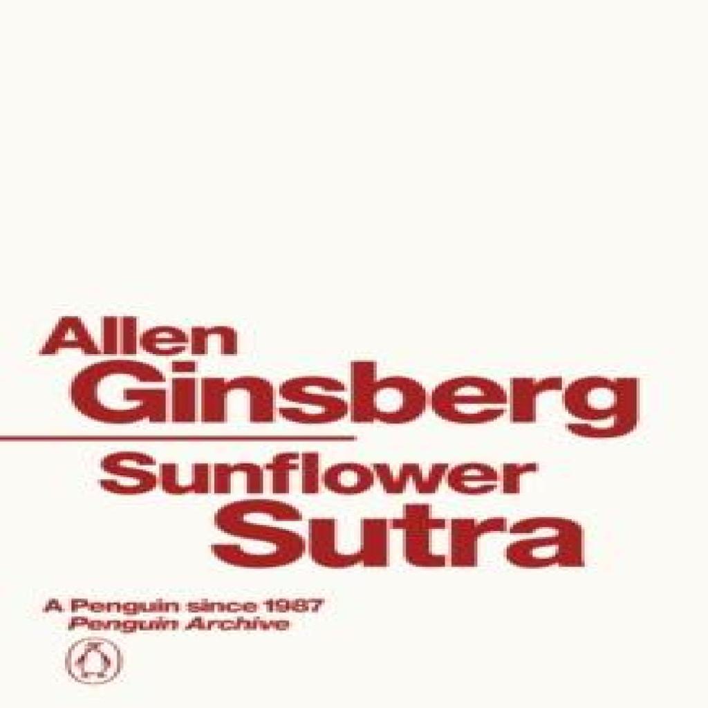 Sunflower Sutra by Allen Ginsberg Paperback Book 9780241752180