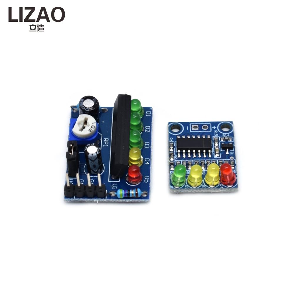 LIZAO KA1181 Индикатор уровня мощности, 1 светодиодный модуль индикатора заряда батареи, регулируемая чувствительность для DIY-проектов