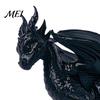Bedroom Shelf Display 3D Printed Dragon Statue, Winged Figurine, Mythical Creature Gift for Boyfriend Sculpture, Home Office Desk Decor, Lovers Statue