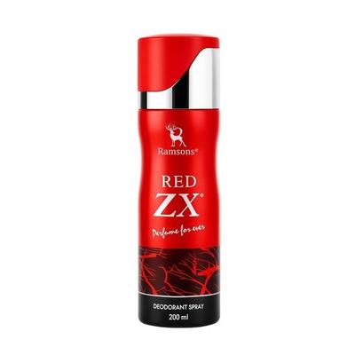 Ramsons - Дезодорант-спрей RED ZX 200 мл | Парфюм для тела для мужчин | TN - Бергамот, Лимон, Лаванда | MN - Гвоздика | BN - Мускус, Амбра, Кедр