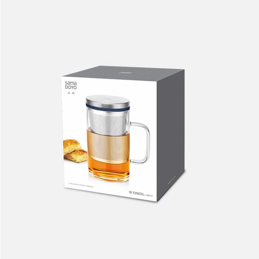 Samadoyo термостойкое стекло с высоким содержанием боросиликатного стекла фильтрующего типа чашка для чая офисная чашка чашка для молока чашка для дневного чая чашка для воды